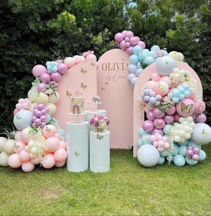 3 Board Balloons Backdrop